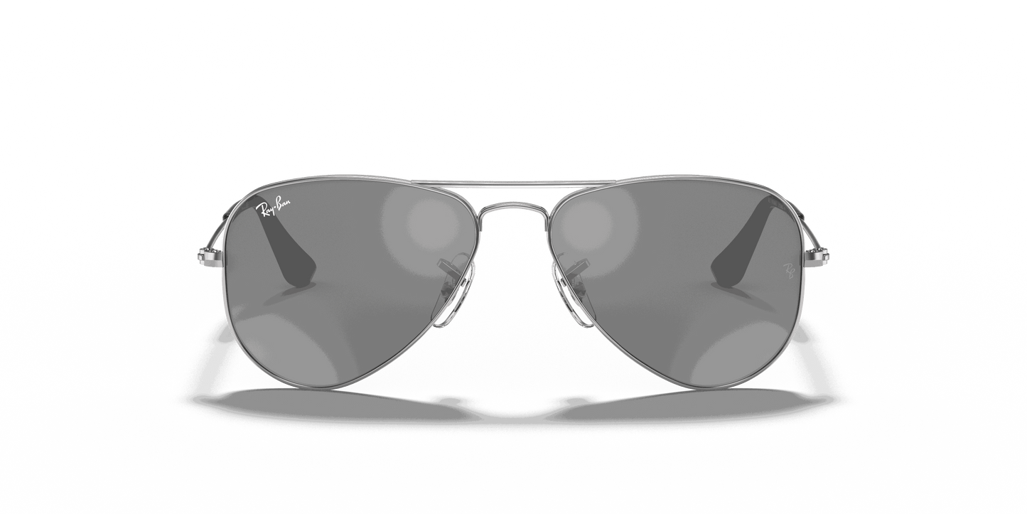 [Grey/Silver Lenses, Polished Silver Frame]