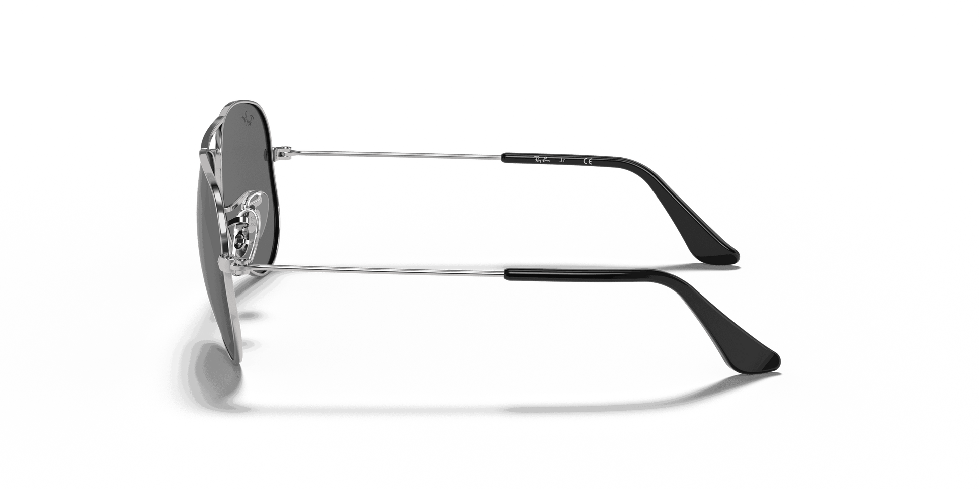 [Grey/Silver Lenses, Polished Silver Frame]