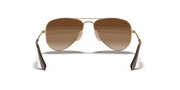 Brown Lenses, Polished Arista Gold Frame