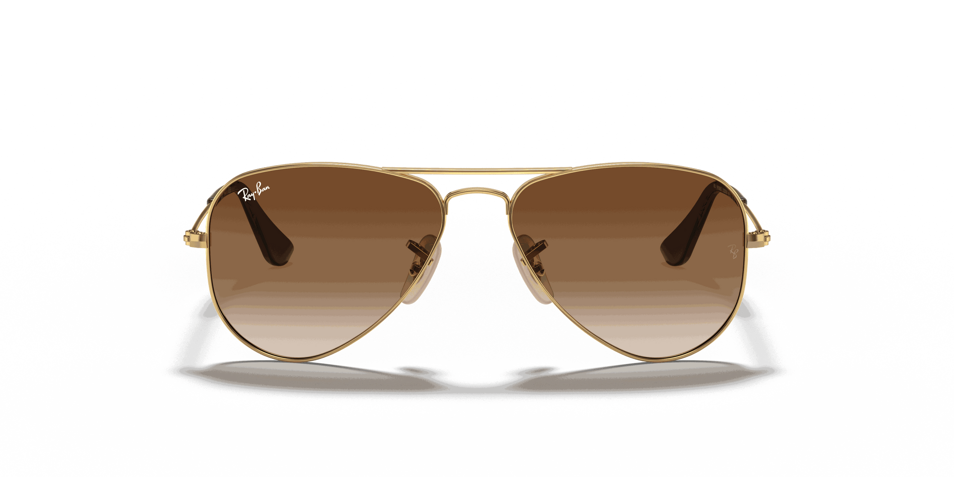 [Brown Lenses, Polished Arista Gold Frame]