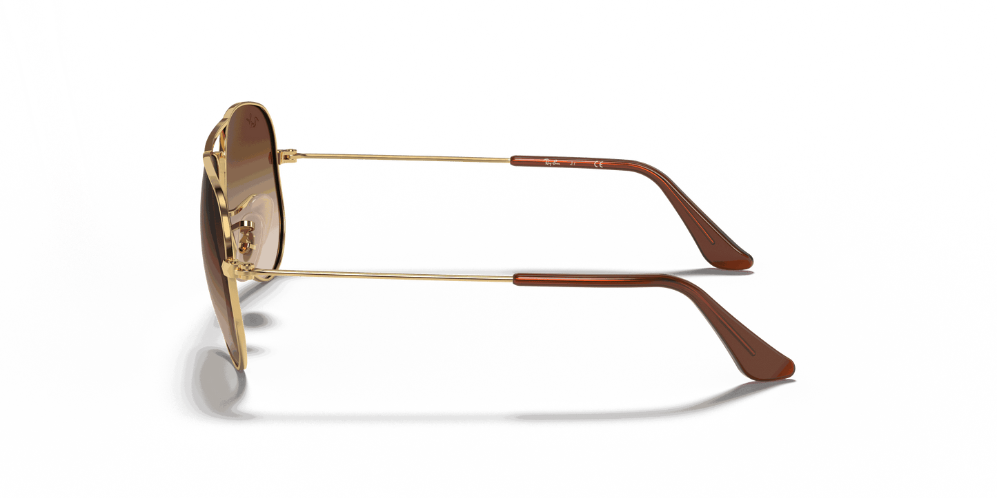 [Brown Lenses, Polished Arista Gold Frame]