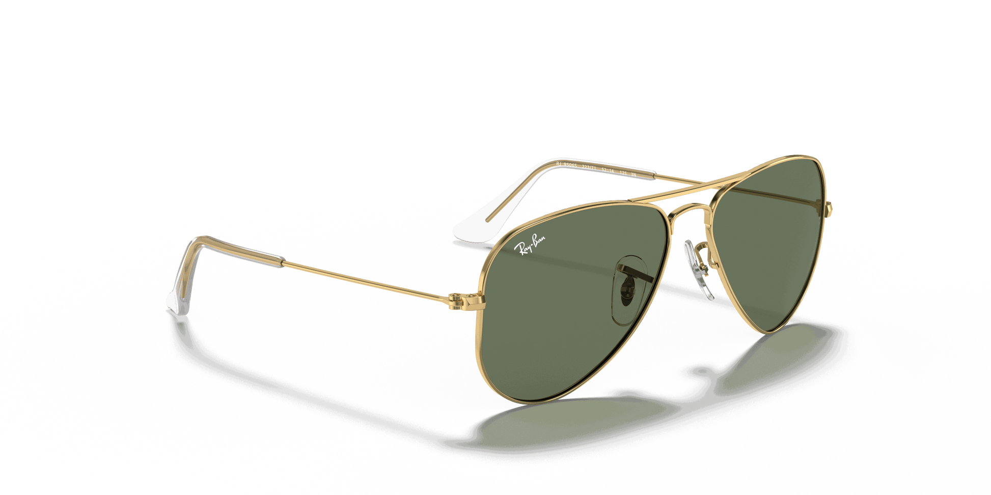 [Dark Green Lenses, Polished Arista Gold Frame]