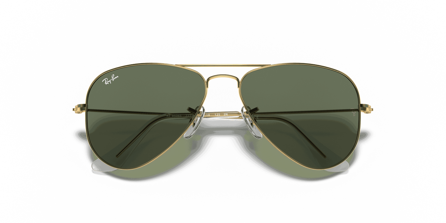 [Dark Green Lenses, Polished Arista Gold Frame]
