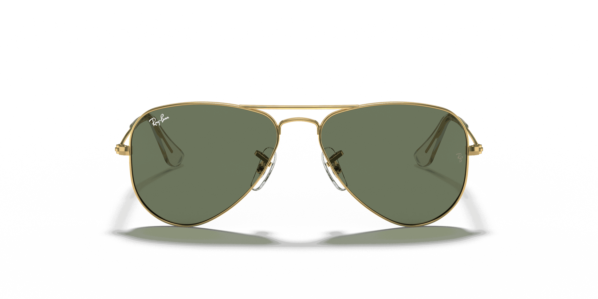 [Dark Green Lenses, Polished Arista Gold Frame]