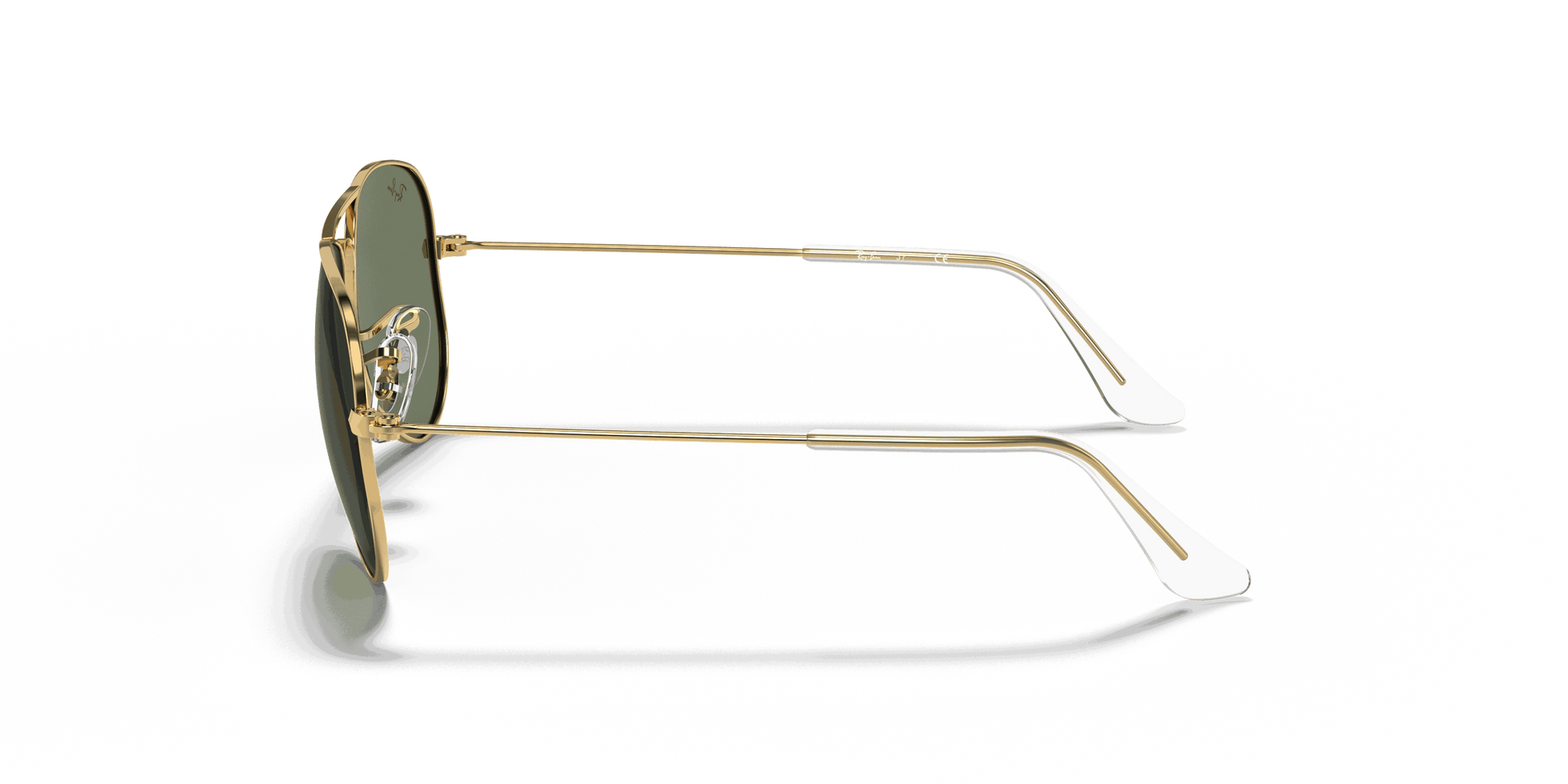 [Dark Green Lenses, Polished Arista Gold Frame]