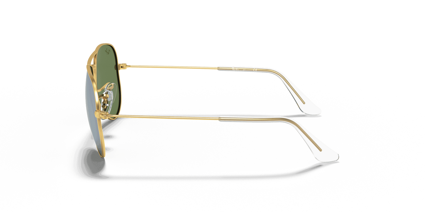 [Lilac Flash Lenses, Matte Gold Frame]