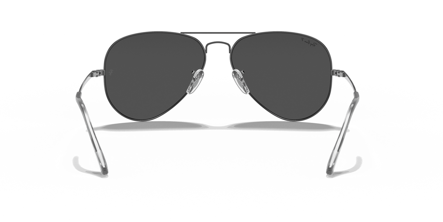 [Black Lenses, Polished Gunmetal Frame]