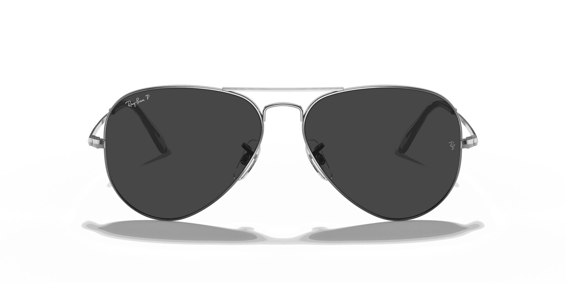 [Black Lenses, Polished Gunmetal Frame]