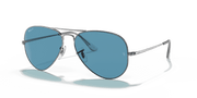 Blue Lenses, Polished Gunmetal Frame