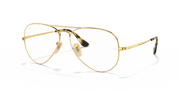 Clear Lenses, Polished Arista Gold Frame