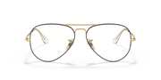 Clear Lenses, Matte Gold Frame