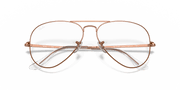 Clear Lenses, Polished Rose Gold Frame