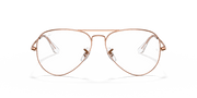 Clear Lenses, Polished Rose Gold Frame