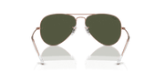 Green Lenses, Polished Rose Gold Frame