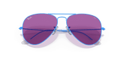 Light Blue/Dark Violet Photochromic Evolve Lenses, Polished Light Blue Frame