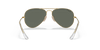 [G-15 Green Lenses, Polished Gold Frame]