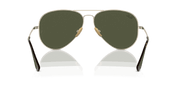 Green Lenses, Polished Arista Gold Frame