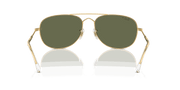 Green Lenses, Polished Arista Gold Frame