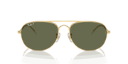 Green Lenses, Polished Arista Gold Frame