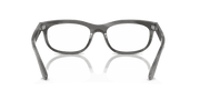 Clear Lenses, Polished Striped Gray Frame