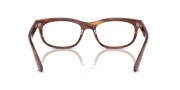 Clear Lenses, Polished Striped Havana Frame