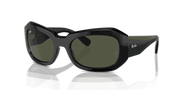 Green Lenses, Polished Black Frame