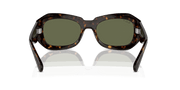 Green Lenses, Polished Havana Frame