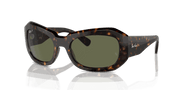 Green Lenses, Polished Havana Frame