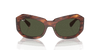 [Green Lenses, Polished Striped Havana Frame]