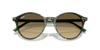 [Brown Lenses, Polished Transparent Shade Fantasy Green Frame]