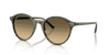 [Brown Lenses, Polished Transparent Shade Fantasy Green Frame]