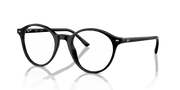 Clear Lenses, Polished Black Frame