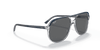 [Dark Grey Lenses, Polished Blue On Transparent Frame]