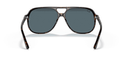 Blue Lenses, Polished Havana Frame