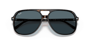 Blue Lenses, Polished Havana Frame