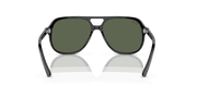 Dark Green Lenses, Polished Black Frame