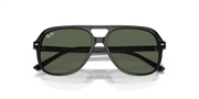 Dark Green Lenses, Polished Black Frame