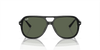 [Dark Green Lenses, Polished Black Frame]