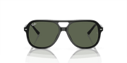 Dark Green Lenses, Polished Black Frame