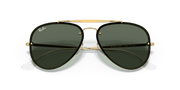 Dark Green Lenses, Polished Arista Gold Frame