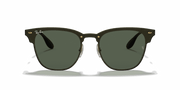 Dark Green Lenses, Polished Gold Frame