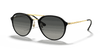 [Grey Gradient Lenses, Polished Black Frame]