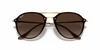 [Brown Gradient Lenses, Polished Light Havana Frame]