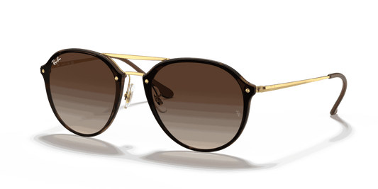 [Brown Gradient Lenses, Polished Light Havana Frame]