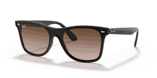 [Brown Gradient Lenses, Polished Light Havana Frame]