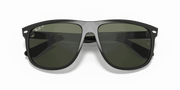 Dark Green Lenses, Polished Black Frame