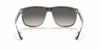 [Grey Gradient Lenses, Polished Black On Transparent Frame]