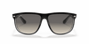 [Grey Gradient Lenses, Polished Black On Transparent Frame]