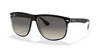 [Grey Gradient Lenses, Polished Black On Transparent Frame]