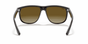 Brown Gradient Lenses, Polished Black On Brown Frame